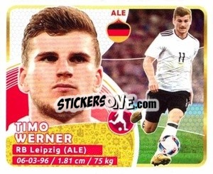 Sticker Werner - Copa Mundial Russia 2018 n. 388 - GOL
