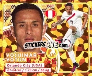 Sticker Yotun - Copa Mundial Russia 2018 n. 184 - GOL
