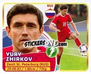 Sticker Zhirkov - Copa Mundial Russia 2018 n. 37 - GOL
