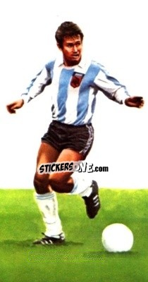 Sticker Daniel Bertoni - World Cup Soccer All Stars 1978 - GOLDEN WONDER
