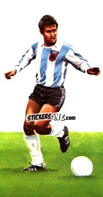 Sticker Daniel Bertoni - World Cup Soccer All Stars 1978 n. 1 - GOLDEN WONDER
