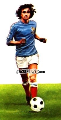 Sticker Dominique Rocheteau - World Cup Soccer All Stars 1978 n. 21 - GOLDEN WONDER
