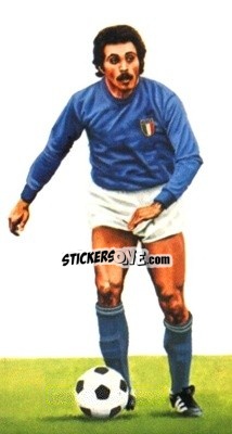 Sticker Franco Causio - World Cup Soccer All Stars 1978 n. 19 - GOLDEN WONDER
