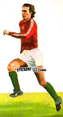 Sticker Tibor Nyilasi - World Cup Soccer All Stars 1978 - GOLDEN WONDER
