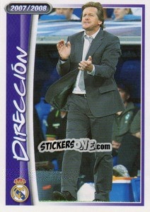 Sticker Schuster (direccion) - Real Madrid 2007-2008 n. 7 - Panini
