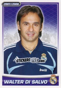 Sticker Walter di Salvo - Real Madrid 2007-2008 n. 10 - Panini