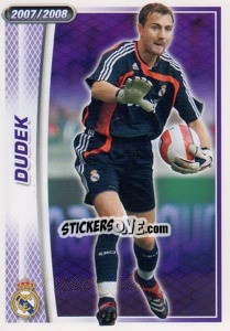 Sticker Dudek (action) - Real Madrid 2007-2008 n. 17 - Panini