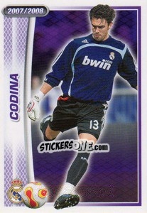 Sticker Codina (action) - Real Madrid 2007-2008 n. 20 - Panini