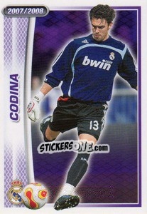 Cromo Codina (action) - Real Madrid 2007-2008 - Panini