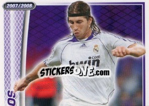Sticker Sergio Ramos - Real Madrid 2007-2008 n. 23 - Panini