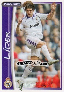 Sticker Sergio Ramos (lider) - Real Madrid 2007-2008 - Panini
