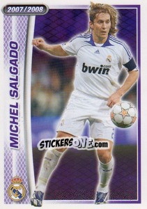 Sticker Michel Salgado (action) - Real Madrid 2007-2008 n. 29 - Panini