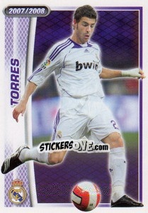 Sticker Miguel Torres (action) - Real Madrid 2007-2008 n. 32 - Panini