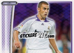 Cromo Fabio Cannavaro - Real Madrid 2007-2008 - Panini