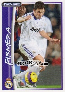 Sticker Fabio Cannavaro (firmeza) - Real Madrid 2007-2008 - Panini
