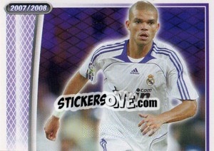 Figurina Pepe - Real Madrid 2007-2008 - Panini