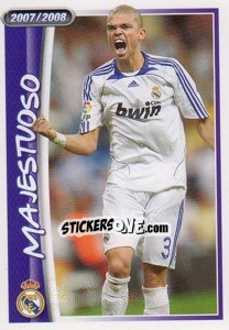 Cromo Pepe (majestuoso) - Real Madrid 2007-2008 - Panini