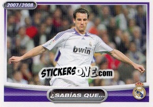 Sticker Metzelder (sabais que...?) - Real Madrid 2007-2008 - Panini