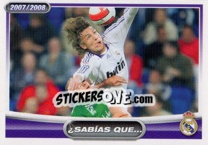Sticker Heinze (sabais que...?) - Real Madrid 2007-2008 - Panini
