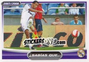 Sticker Marcelo (sabais que...?) - Real Madrid 2007-2008 - Panini