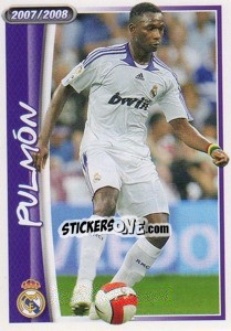 Cromo Mahamadou Diarra (pulmon) - Real Madrid 2007-2008 - Panini