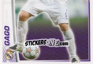 Figurina Gago - Real Madrid 2007-2008 - Panini