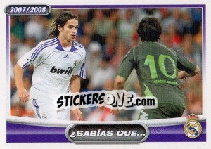 Sticker Gago (sabais que...?) - Real Madrid 2007-2008 n. 74 - Panini