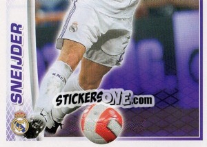 Figurina Sneijder - Real Madrid 2007-2008 - Panini