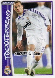 Cromo Sneijder (todoterreno) - Real Madrid 2007-2008 - Panini