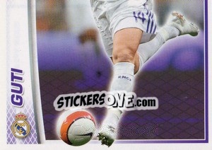 Sticker Guti - Real Madrid 2007-2008 n. 84 - Panini