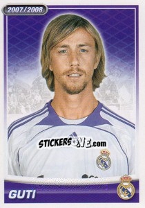 Sticker Guti (portrait) - Real Madrid 2007-2008 - Panini