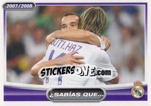 Cromo Guti (sabais que...?) - Real Madrid 2007-2008 - Panini