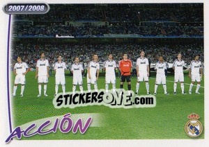 Sticker Equipa Real Madrid - Real Madrid 2007-2008 - Panini