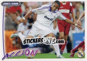 Sticker Robinho - Real Madrid 2007-2008 n. 94 - Panini