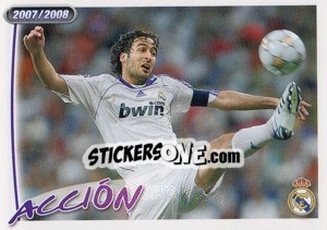 Cromo Raul González - Real Madrid 2007-2008 - Panini