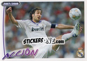 Sticker Raul González - Real Madrid 2007-2008 n. 95 - Panini