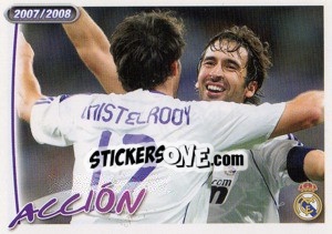 Sticker Raul González / Van Nistelrooy