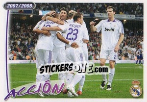 Sticker El Gol - Real Madrid 2007-2008 n. 100 - Panini