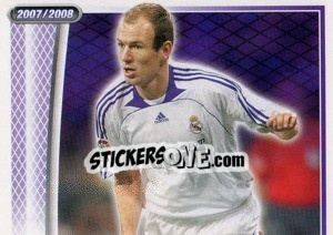 Cromo Robben - Real Madrid 2007-2008 - Panini