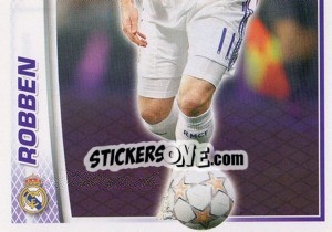 Sticker Robben - Real Madrid 2007-2008 - Panini