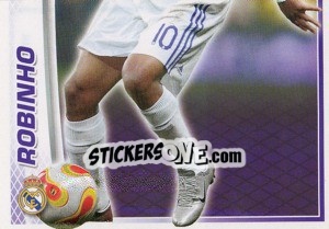 Sticker Robinho - Real Madrid 2007-2008 n. 120 - Panini