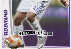 Sticker Robinho - Real Madrid 2007-2008 - Panini