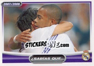 Sticker Robinho (sabais que...?) - Real Madrid 2007-2008 n. 122 - Panini