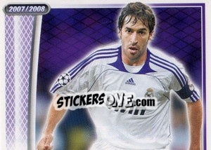 Sticker Raul González - Real Madrid 2007-2008 n. 125 - Panini