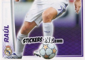 Sticker Raul González - Real Madrid 2007-2008 - Panini