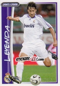 Sticker Raul González (leyenda) - Real Madrid 2007-2008 n. 129 - Panini