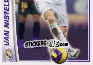 Sticker Van Nistelrooy - Real Madrid 2007-2008 - Panini