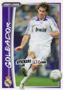 Sticker Van Nistelrooy (Goleador) - Real Madrid 2007-2008 n. 135 - Panini