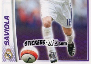 Sticker Saviola - Real Madrid 2007-2008 n. 138 - Panini