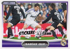 Cromo Saviola (sabais que...?) - Real Madrid 2007-2008 - Panini